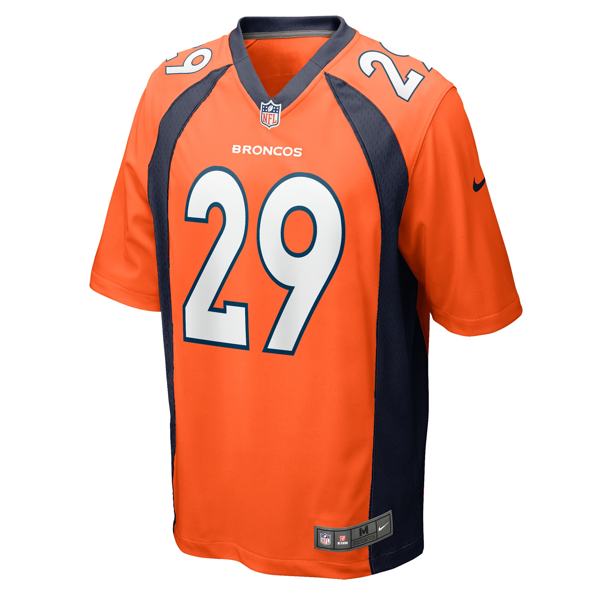 Jaquan Mcmillian Denver Broncos Nike Team Game Jersey Orange - Image 2