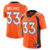 Javonte Williams Denver Broncos Nike Vapor Untouchable Limited Jersey Orange