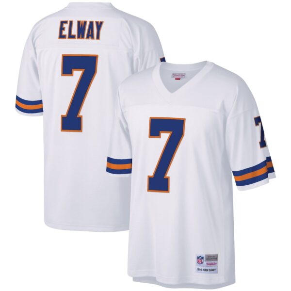 John Elway Denver Broncos Mitchell Ness 1990 Legacy Replica Jersey White