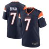John Elway Denver Broncos Nike Mile High Collection Alternate Retired Player Game Jersey Navy