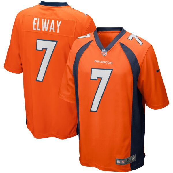 John Elway Denver Broncos Nike Game Retired Player Jersey Orange