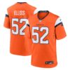 Jonah Elliss Denver Broncos Nike Team Game Jersey Orange