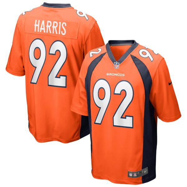 Jonathan Harris Denver Broncos Nike Game Jersey Orange