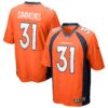 Justin Simmons Denver Broncos Nike Game Jersey Orange