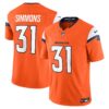 Justin Simmons Denver Broncos Nike Vapor FUSE Limited Jersey Orange