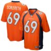 Mark Schlereth Denver Broncos Nike Game Retired Player Jersey Orange