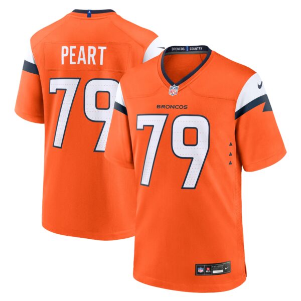 Matt Peart Denver Broncos Nike Team Game Jersey Orange