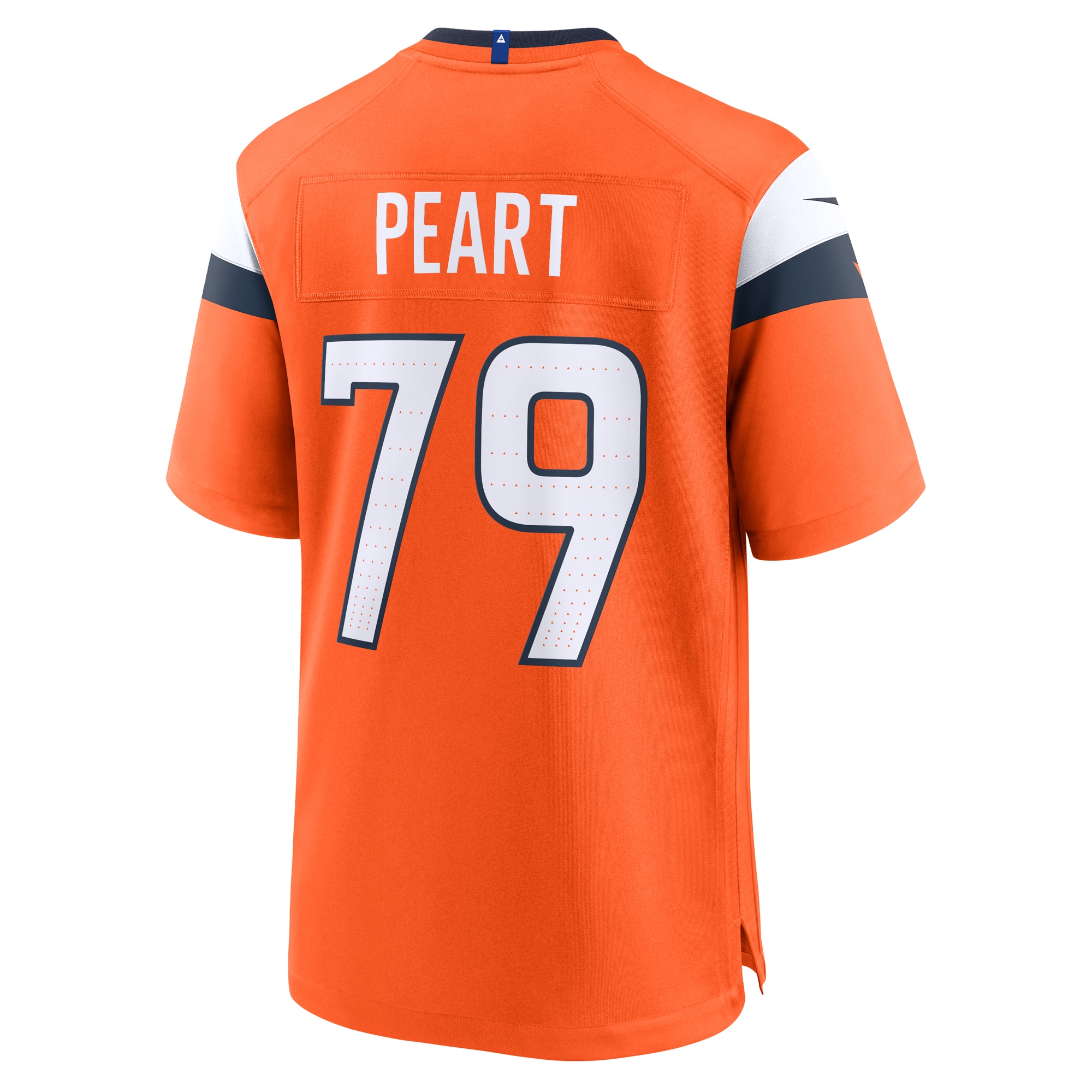 Matt Peart Denver Broncos Nike Team Game Jersey Orange - Image 3