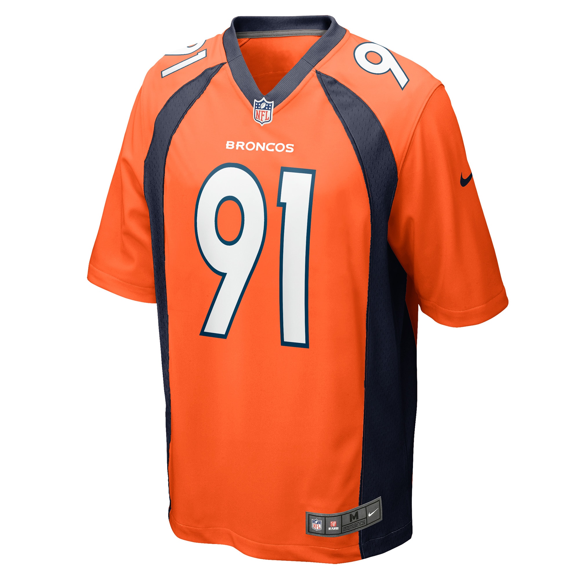 Matt Henningsen Denver Broncos Nike Game Player Jersey Orange - Image 2