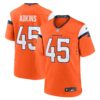 Nate Adkins Denver Broncos Nike Team Game Jersey Orange