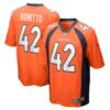 Nik Bonitto Denver Broncos Nike Game Player Jersey Orange