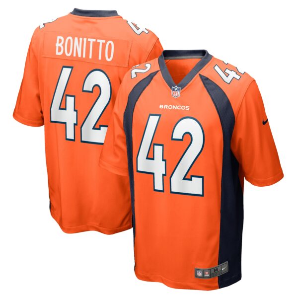 Nik Bonitto Denver Broncos Nike Game Player Jersey Orange