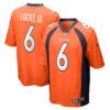 PJ Locke Denver Broncos Nike Game Player Jersey Orange