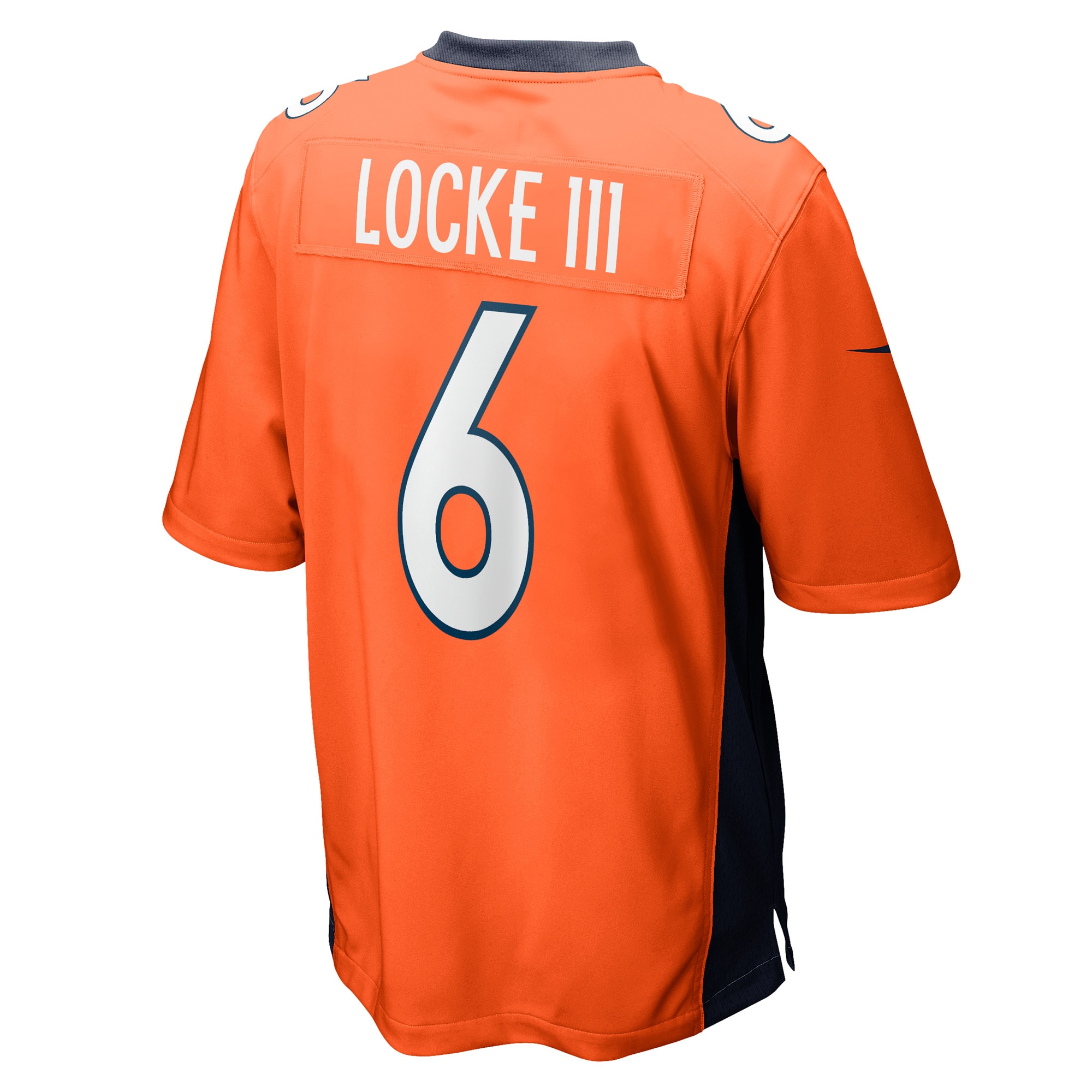 PJ Locke Denver Broncos Nike Game Player Jersey Orange - Image 3
