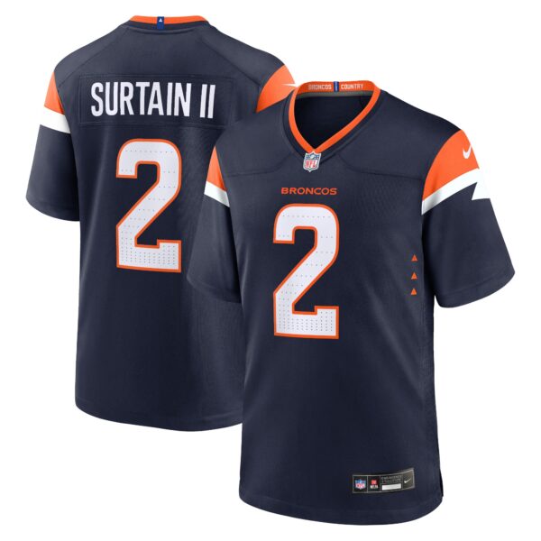 Patrick Surtain II Denver Broncos Nike Mile High Collection Alternate Game Jersey Navy