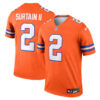 Patrick Surtain II Denver Broncos Nike Alternate Legend Player Performance Top Orange