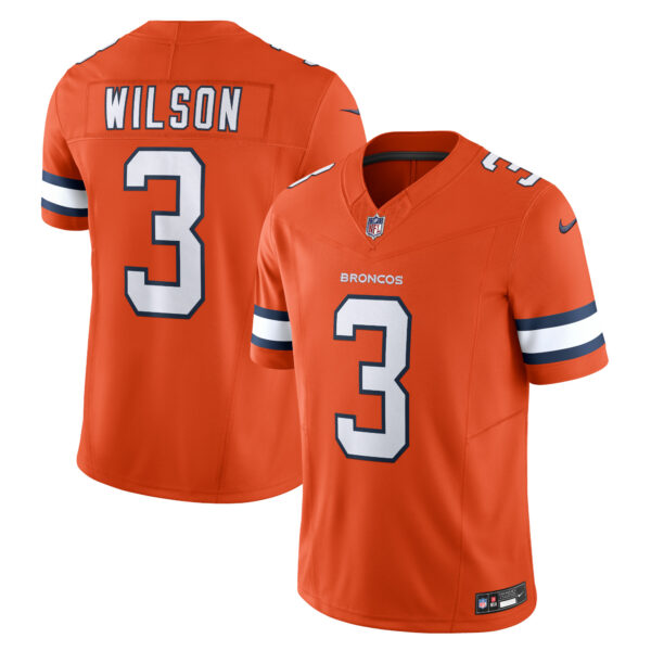 Russell Wilson Denver Broncos Nike Vapor FUSE Limited Jersey Orange