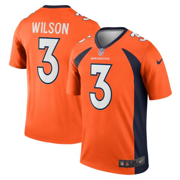 Russell Wilson Denver Broncos Nike Team Legend Player Performance Top Orange