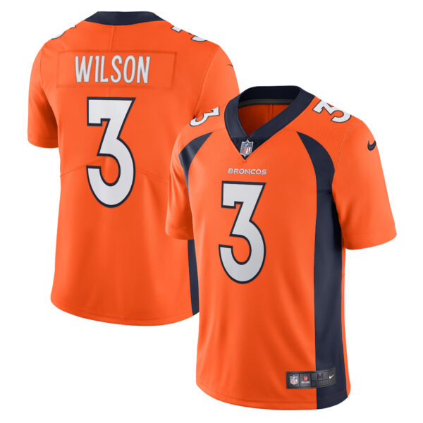 Russell Wilson Denver Broncos Nike Team Vapor Limited Jersey Orange