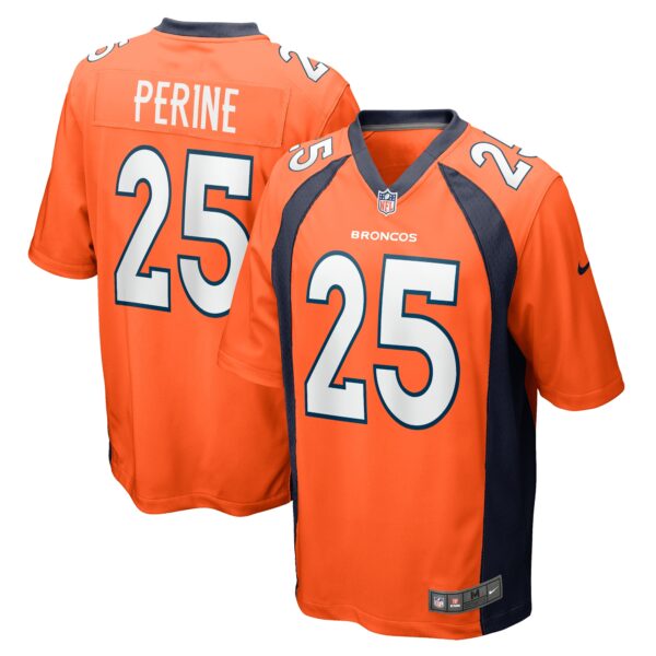 Samaje Perine Denver Broncos Nike Game Player Jersey Orange