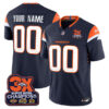 Denver Broncos ACTIVE PLAYER Custom Navy 2024 FUSE 3 Time Champions Throwback Vapor Limited Stitched Football Jersey