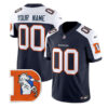 Denver Broncos ACTIVE PLAYER Custom Navy 2024 FUSE V2 Throwback Vapor Limited Stitched Football Jersey 1