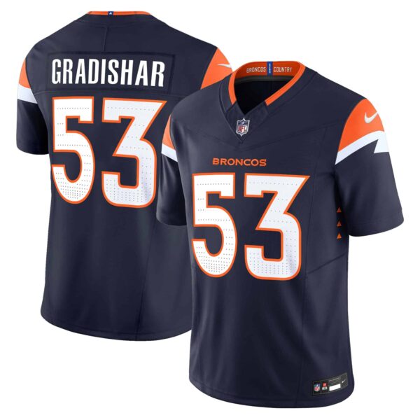 Men’s Denver Broncos 2024 Vapor Limited Jersey – All Stitched – Navy – Randy Gradishar