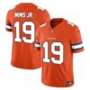Men’s Denver Broncos Vapor Limited Jersey – All Stitched – Orange – Marvin Mims Jr.