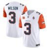 Men’s Denver Broncos Vapor Limited Jersey – All Stitched – Orange Sleeves – Russell Wilson