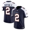 Men’s Denver Broncos Vapor Limited Jersey – All Stitched – Navy Alternate – Patrick Surtain II