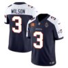 Men’s Denver Broncos Vapor Limited Jersey – All Stitched – Navy Alternate – Russell Wilson
