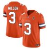 Men’s Denver Broncos Vapor Limited Jersey – All Stitched – Orange – Russell Wilson