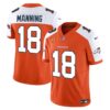 Men’s Denver Broncos Vapor Limited Jersey – All Stitched – Orange Alternate – Peyton Manning