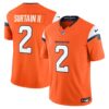 Men’s Denver Broncos 2024 Vapor Limited Jersey – All Stitched – Orange – Patrick Surtain II