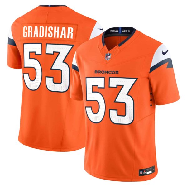 Men’s Denver Broncos 2024 Vapor Limited Jersey – All Stitched – Orange – Randy Gradishar