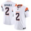 Men’s Denver Broncos 2024 Vapor Limited Jersey – All Stitched – White – Patrick Surtain II