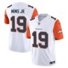 Men’s Denver Broncos Vapor Limited Jersey – All Stitched – Orange Sleeves – Marvin Mims Jr.