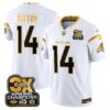 Denver Broncos 3-Time Champions Patch Gold Vapor Limited Jersey – All Stitched – White Gold – Courtland Sutton Jersey