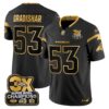 Denver Broncos 3-Time Champions Patch Gold Vapor Limited Jersey – All Stitched – Black Gold – Randy Gradishar Jersey