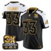 Denver Broncos 3-Time Champions Patch Gold Vapor Limited Jersey – All Stitched – Alternate – Javonte Williams Jersey