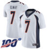 Nike Broncos #7 John Elway White Men’s Stitched NFL 100th Season Vapor Limited Jersey