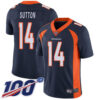 Nike Broncos #14 Courtland Sutton Navy Blue Alternate Men’s Stitched NFL 100th Season Vapor Limited Jersey