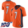 Nike Broncos #7 John Elway Orange Men’s Stitched NFL 100th Season Vapor Limited Jersey