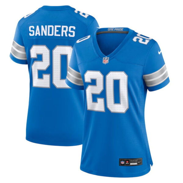 Detroit Lions #20 Barry Sanders Retired Player Game Jersey – Blue