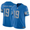 Detroit Lions #19 Donovan Peoples-Jones Blue 2023 FUSE Vapor Untouchable Jersey Jersey