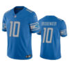 Detroit Lions #10 Teddy Bridgewater Blue 2023 FUSE Vapor Untouchable Limited Football Stitched Jersey
