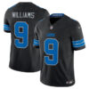 Jersey Detroit Lions #9 Jameson Williams Black 2024 FUSE 2Nd Alternate Vapor Limited Stitched
