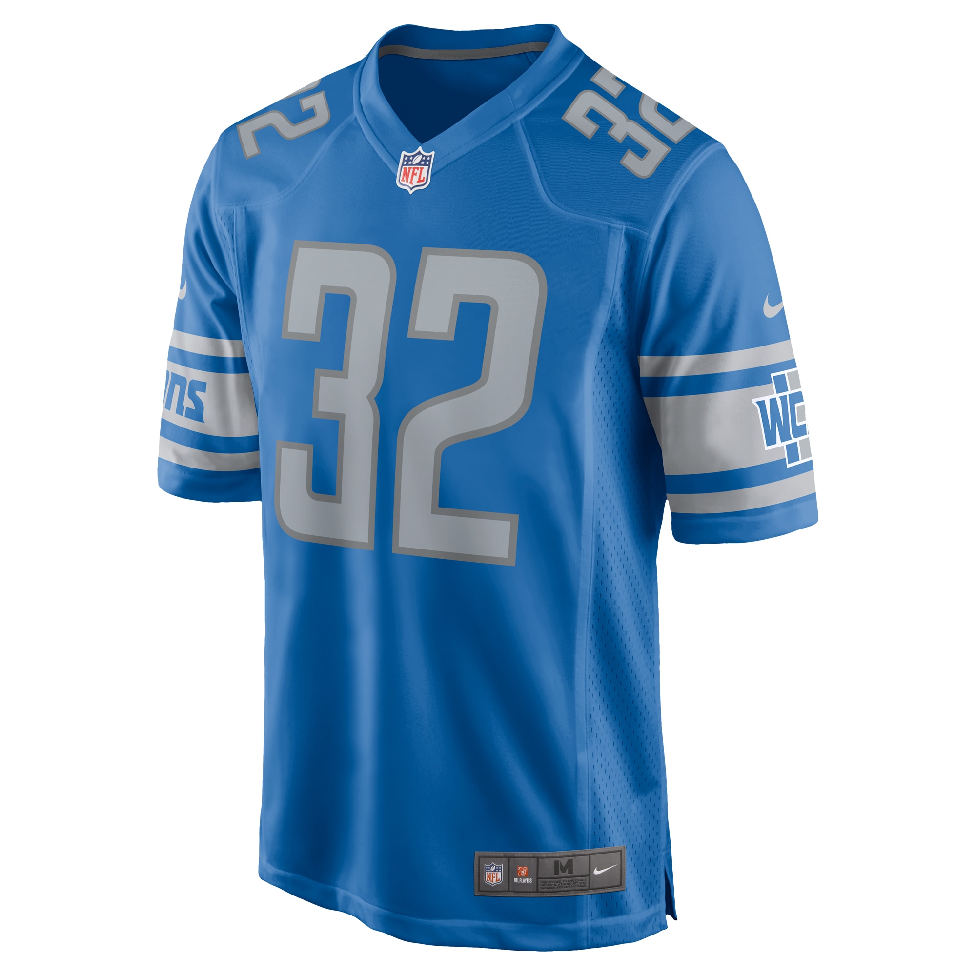 Dandre Swift Detroit Lions Nike Team Game Jersey Blue - Image 2