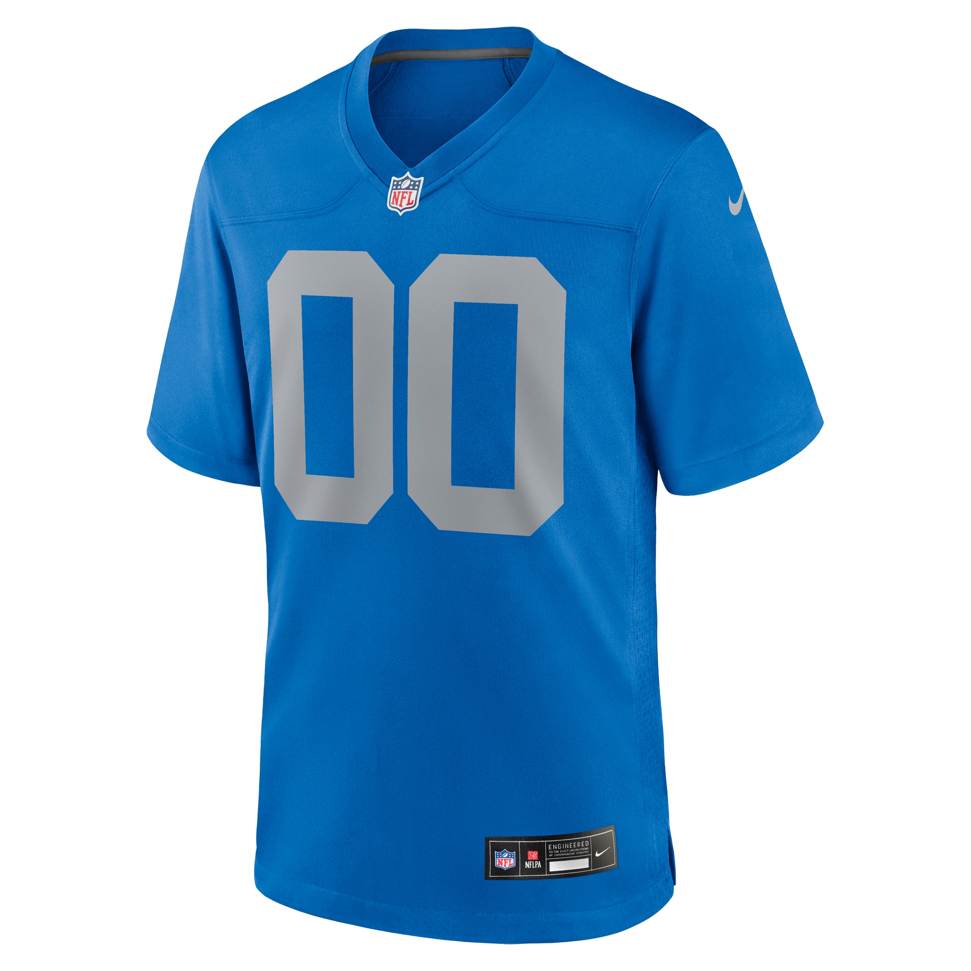 Detroit Lions Nike Alternate Custom Game Jersey Blue - Image 2