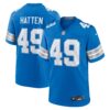 Hogan Hatten Detroit Lions Nike Game Jersey Blue